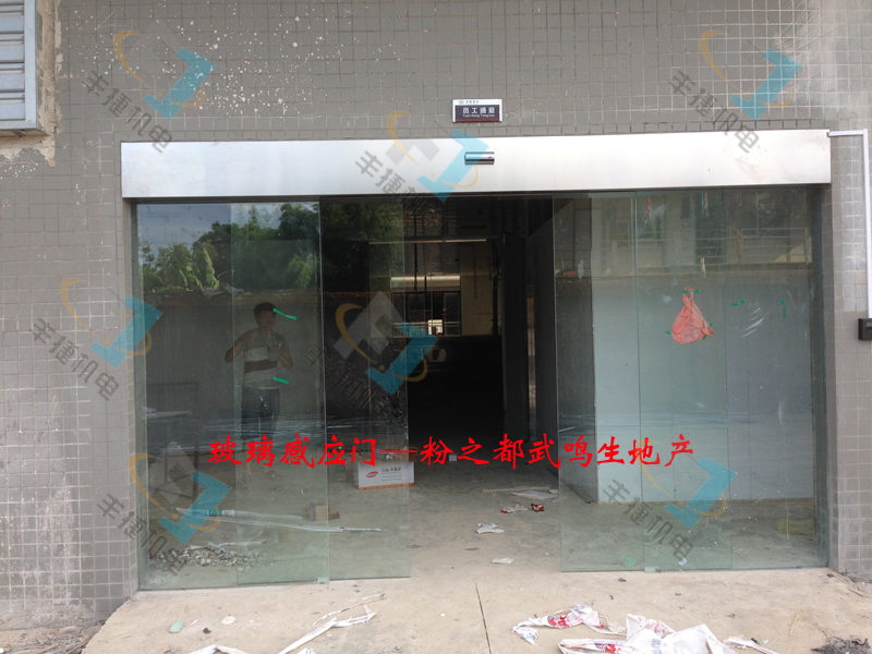 粉之都生產基地（武鳴東盟工業園區）感應門案例